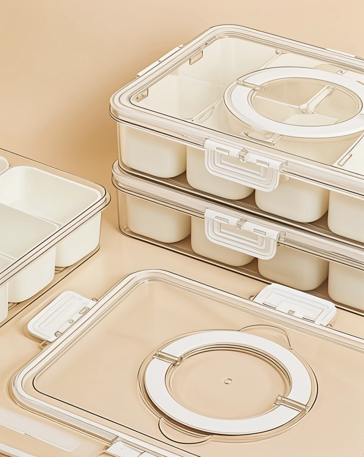 Portable Fruit Storage Containers for Fridge, 8 Compartments Snack Box Container NO.FS001 Portable Fruit Storage Containers for Fridge, 8 Compartments Snack Box Container NO.FS001