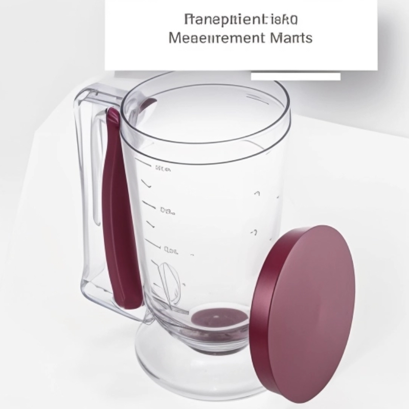 Pancake Batter Dispenser-4-Cup Batter Dispenser with Squeeze Handle for Pancakes, Waffles NO.STG001