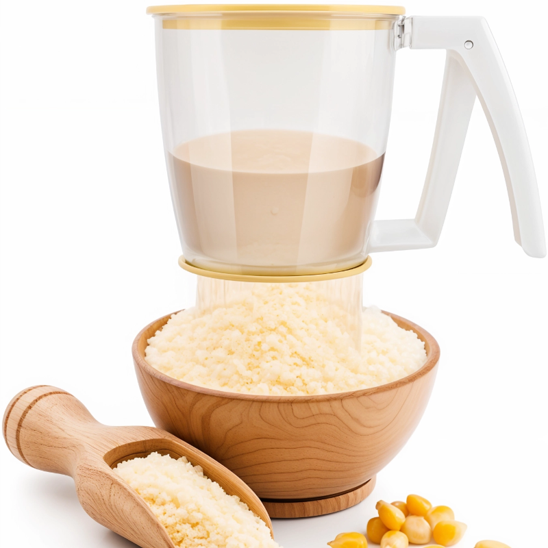 Hand held Cup Flour Sifter Strainer Powder Mesh Sieve Baking Supplies Tools with Lid NO.STG002 Hand held Cup Flour Sifter Strainer Powder Mesh Sieve Baking Supplies Tools with Lid NO.STG002