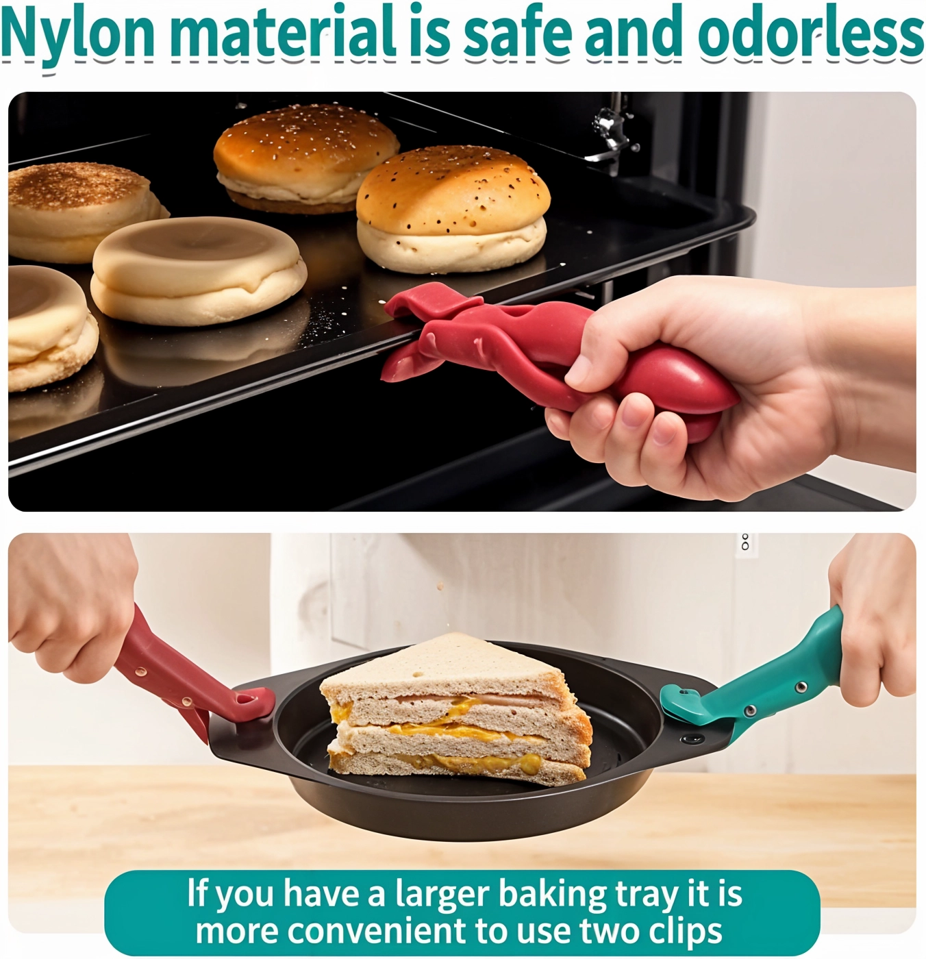 Kitchen Anti Scald Clip, Silicone Multi Purpose Tongs Anti-Skid Clamp, NO.STG007