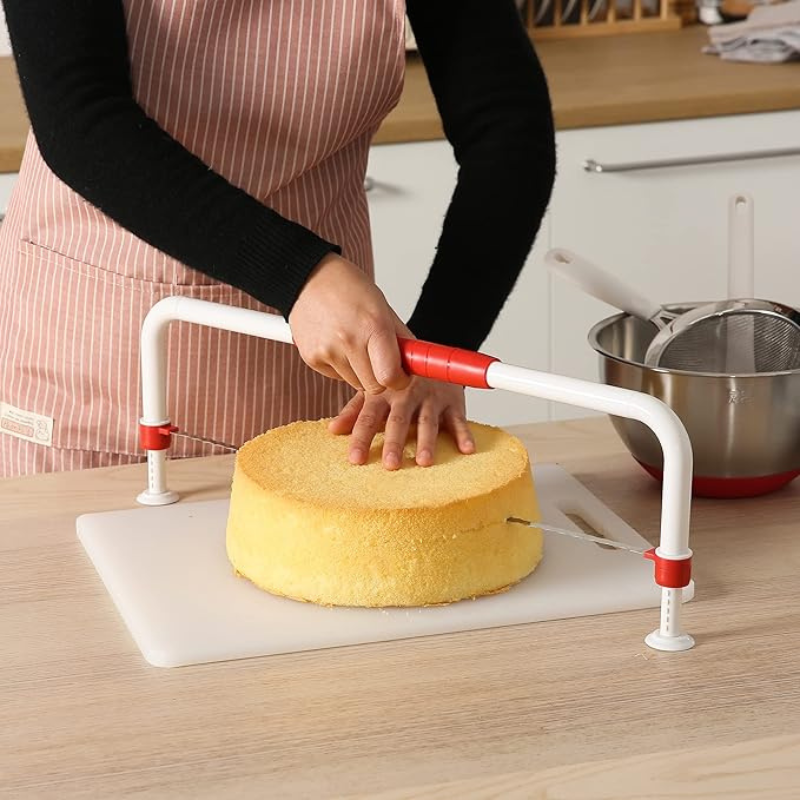 Adjustable Cake Layer Cutter Leveler Slicer for 6-16 Inch Large Layer Cakes, NO.STG010