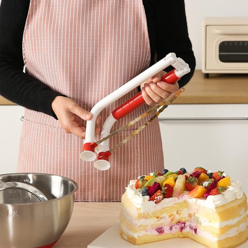 Adjustable Cake Layer Cutter Leveler Slicer for 6-16 Inch Large Layer Cakes, NO.STG010
