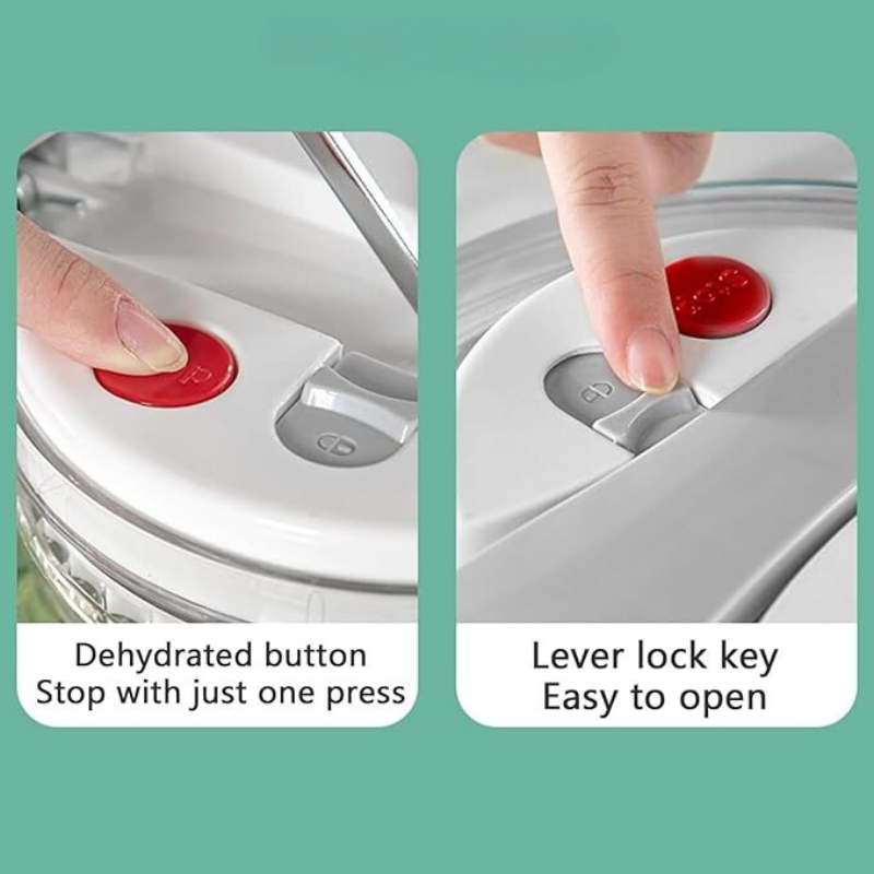 Salad Spinner,Large Lettuce Spinner Kitchen Gadgets,3 liters,NO.FVT026