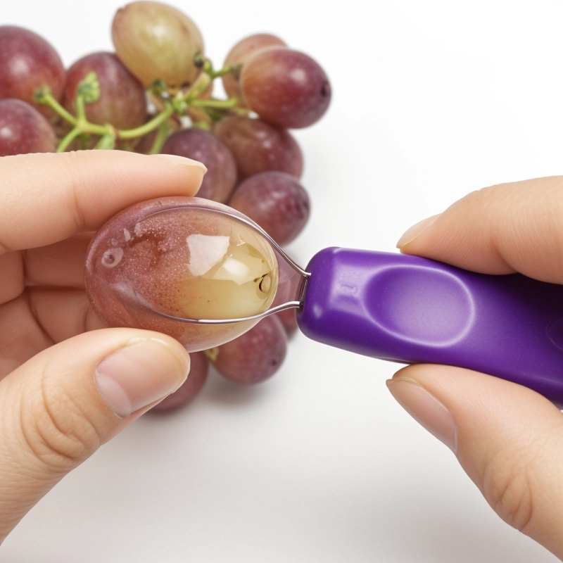 Stainless Steel Grape Peeler,  Grape Skin Peeler Pitter Remover.NO.FVT022