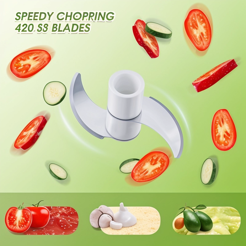 Garlic Chopper Mini Manual Hand Food Chopper NO.FVT015
