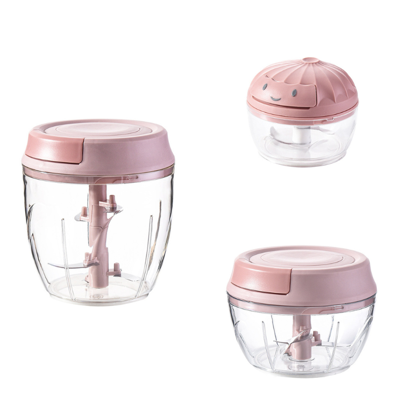 Garlic Chopper Mini Manual Hand Food Chopper NO.FVT015