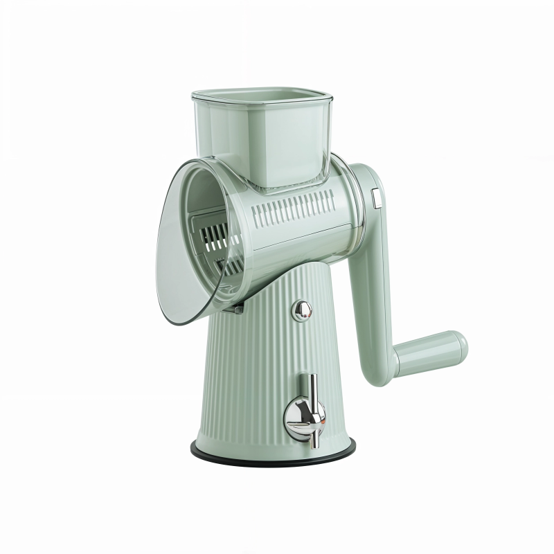 Rotary Cheese Grater,Multifunction 5 In 1 Chopper Vegetable Cutter Slicer, NO.FVT009