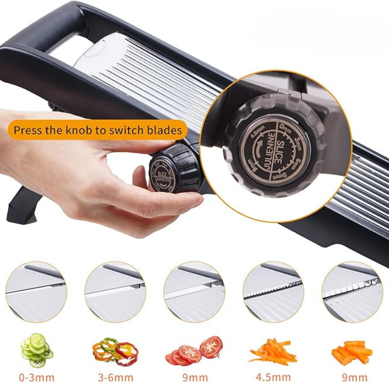 Vegetable cutter with adjustable thickness NO.FVT013