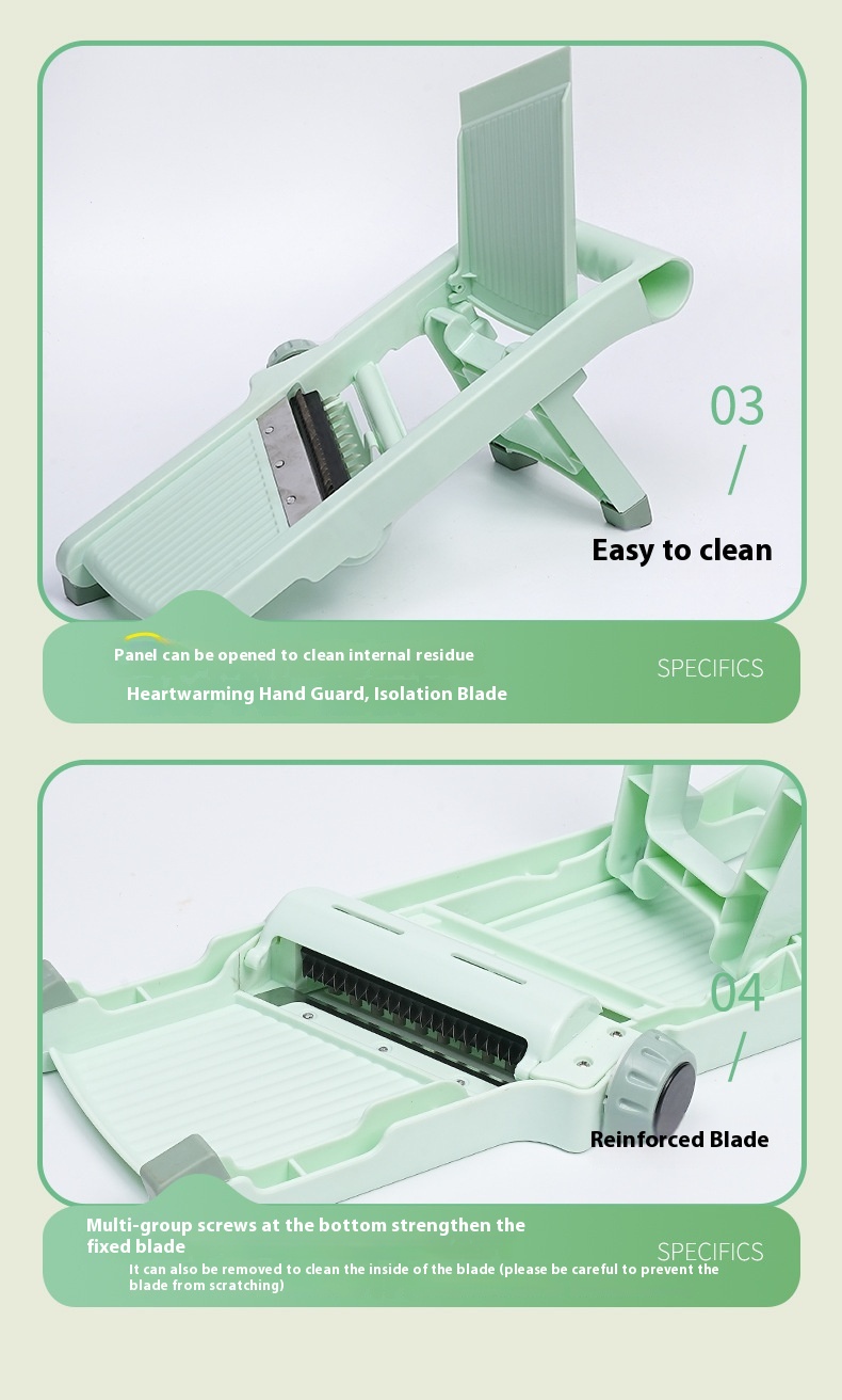 Vegetable cutter with adjustable thickness NO.FVT023