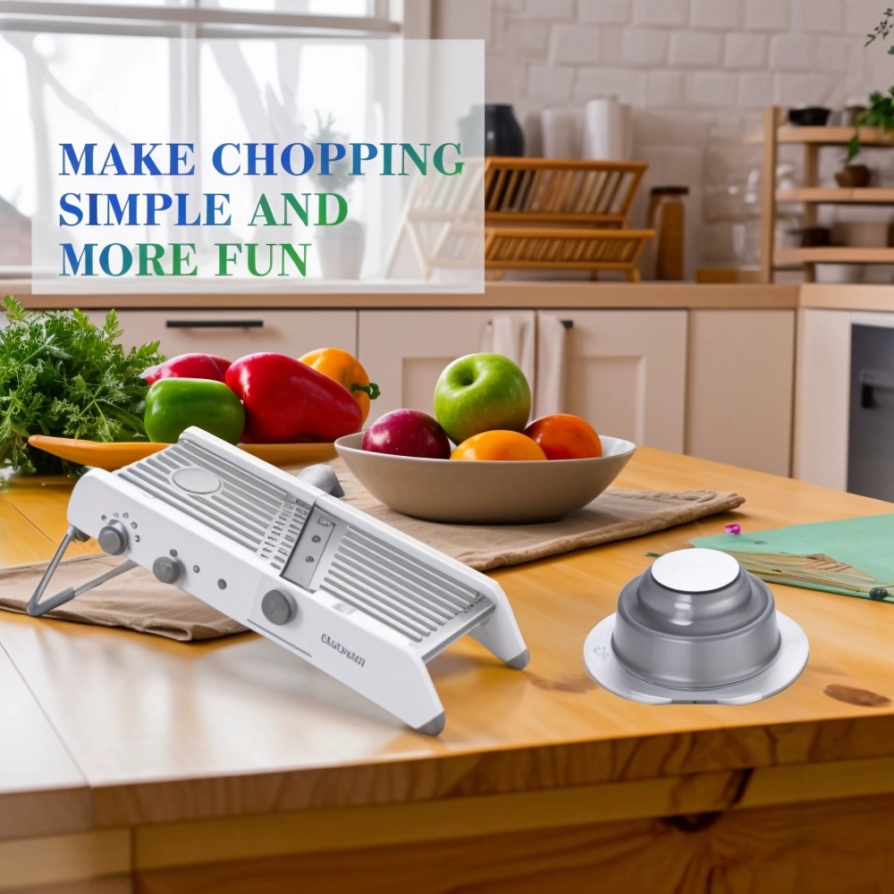 Vegetable cutter with adjustable thickness NO.FVT024
