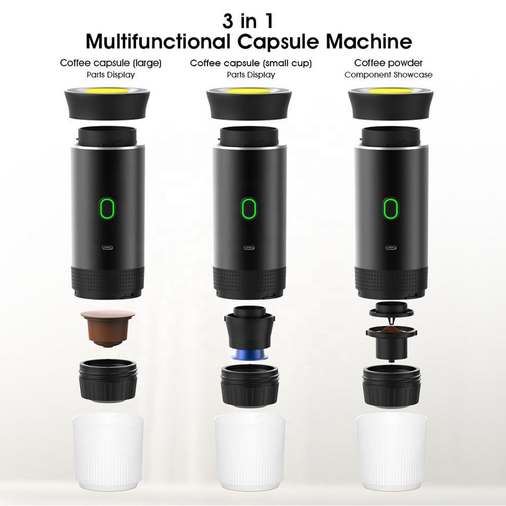 Portable Electric Espresso Machine - Self-Heating NO.KSA013