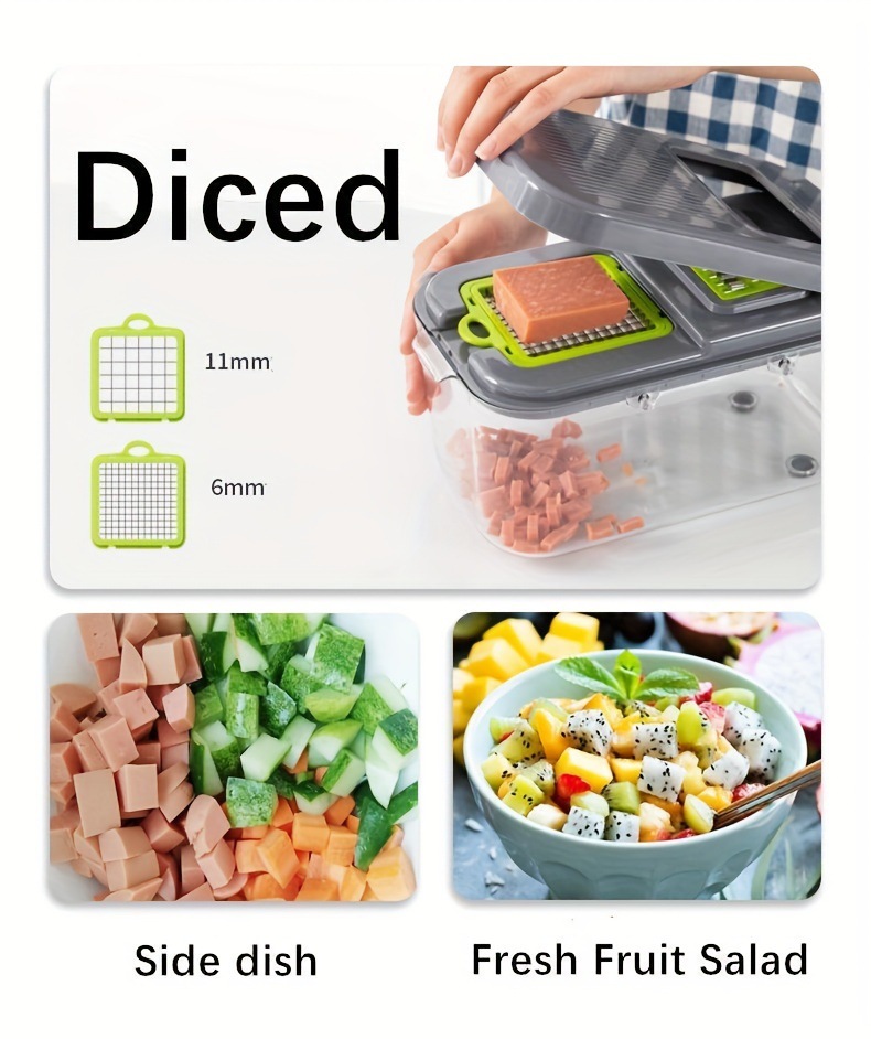 Vegetable Chopper 13pcs blades NO.FVT006