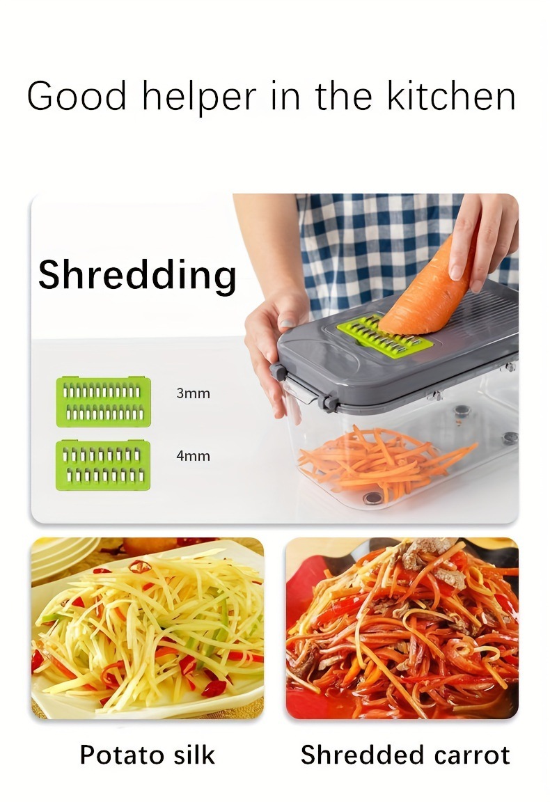 Vegetable Chopper 13pcs blades NO.FVT006