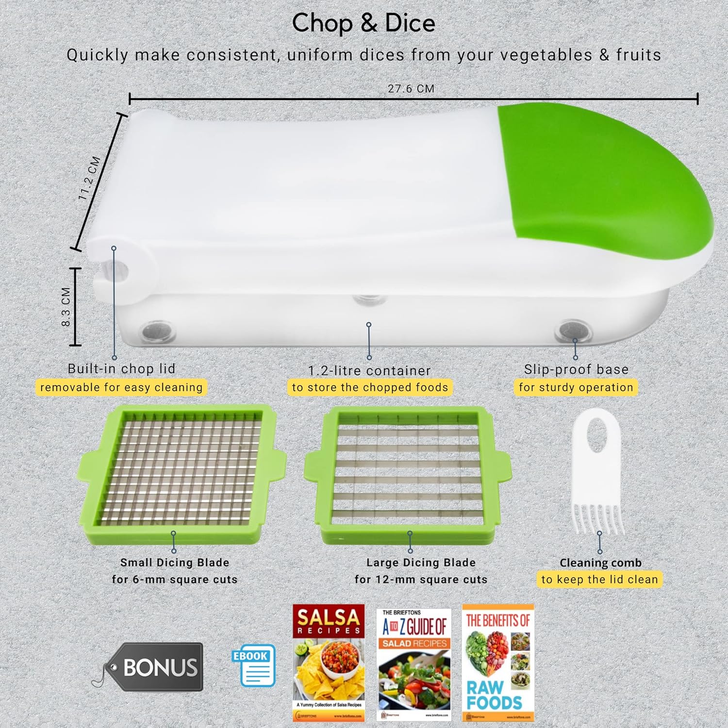 2 in 1  Vegetable Chopper NO.FVT034