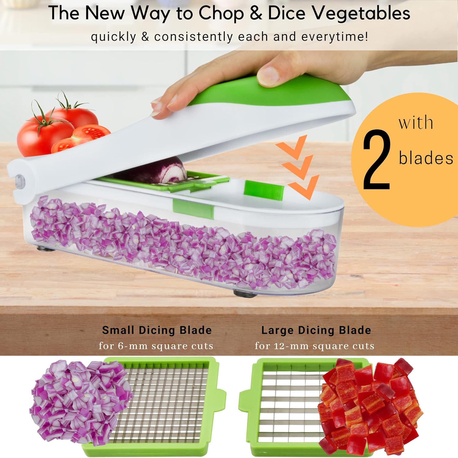 2 in 1  Vegetable Chopper NO.FVT034
