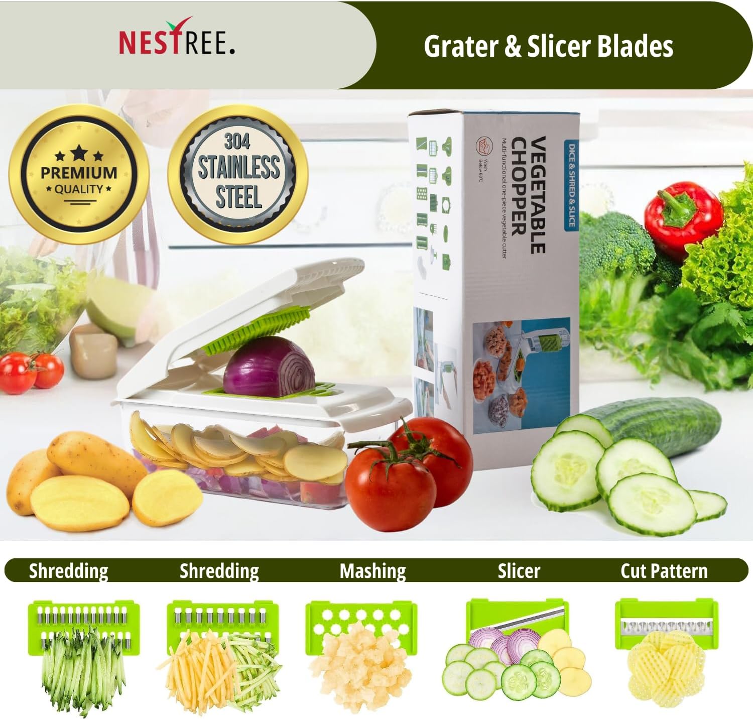 Household Vegetable Chopper NO.FVT035