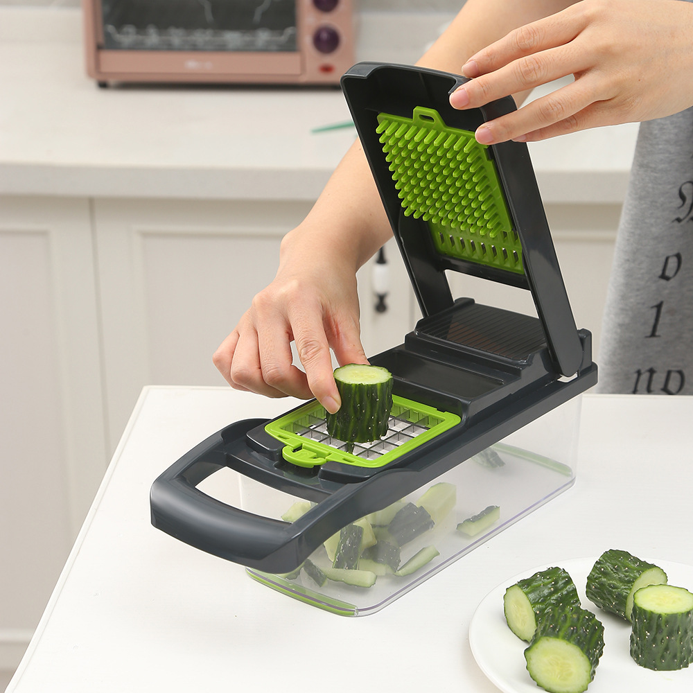 Vegetable Chopper 7pcs blades NO.FVT041