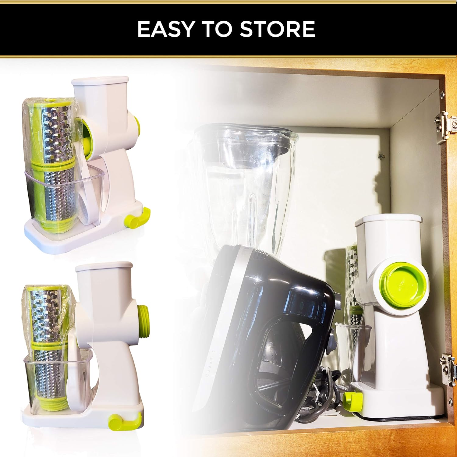 Hand Rock Vegetable Cutter 3pcs blades NO.FVT051