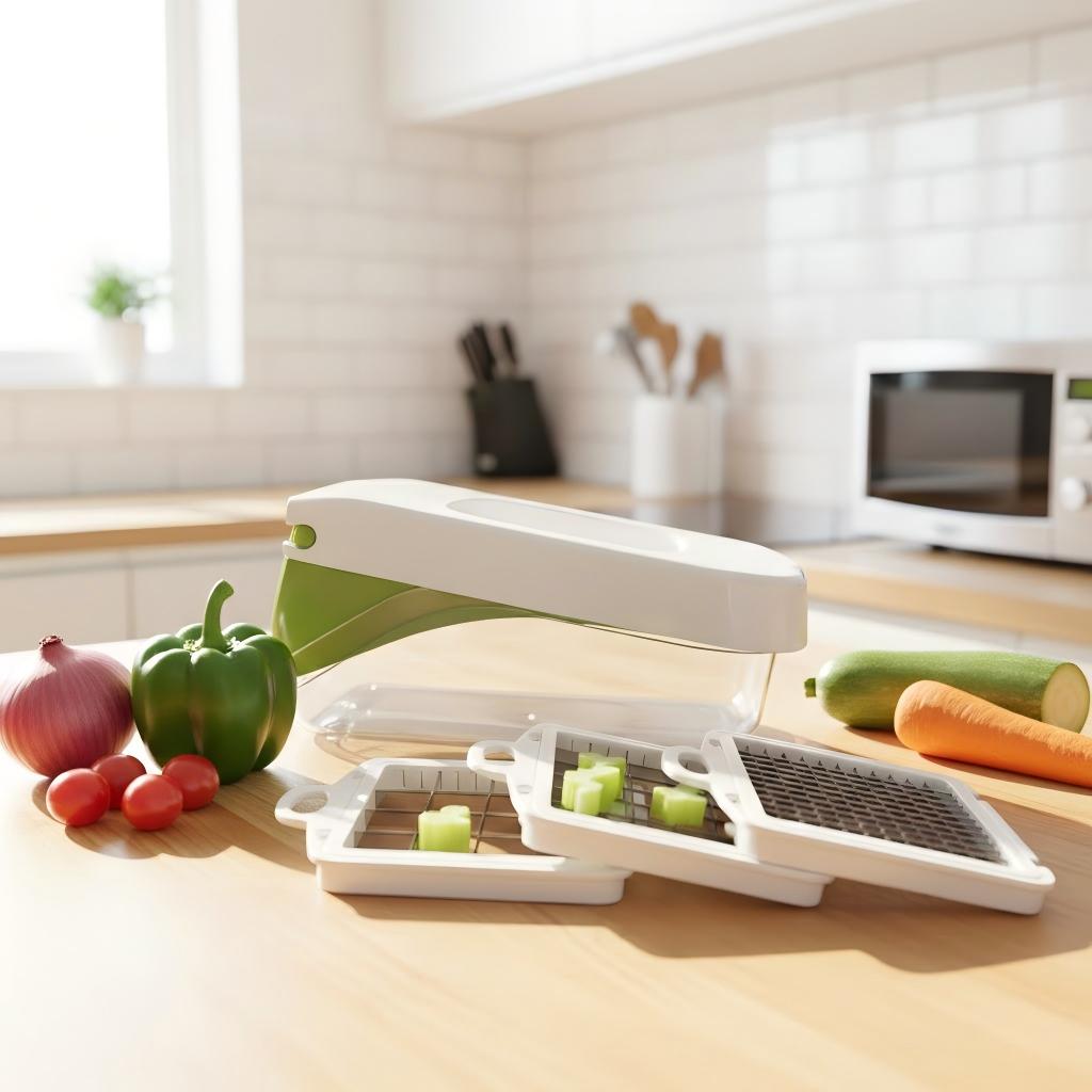 Vegetable Chopper 8pcs Blades NO.FVT042