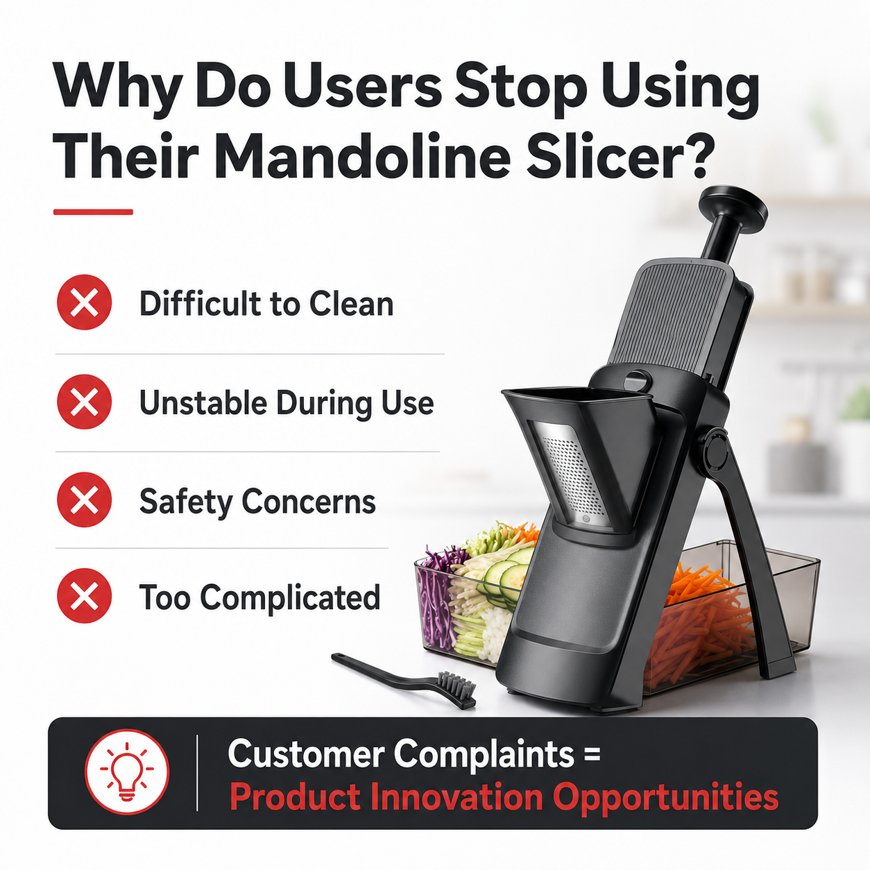 Why Do Many Mandoline Slicers Receive Negative Reviews? The Hidden User Pain Points Behind a Popular